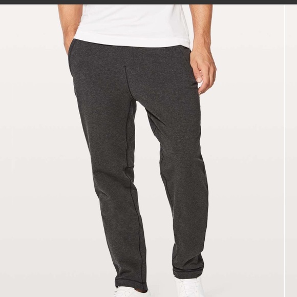 Lululemon Cross Cut Pant  heathered Black size Medium men’s - Picture 1 of 14